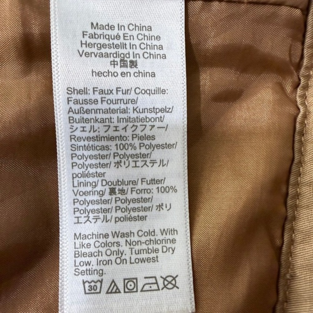 Madewell Sherpa Portland Boxy Crop Jacket Womens Size S - Picture 4 of 9
